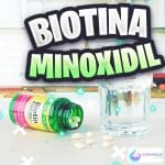 Biotina con minoxidil