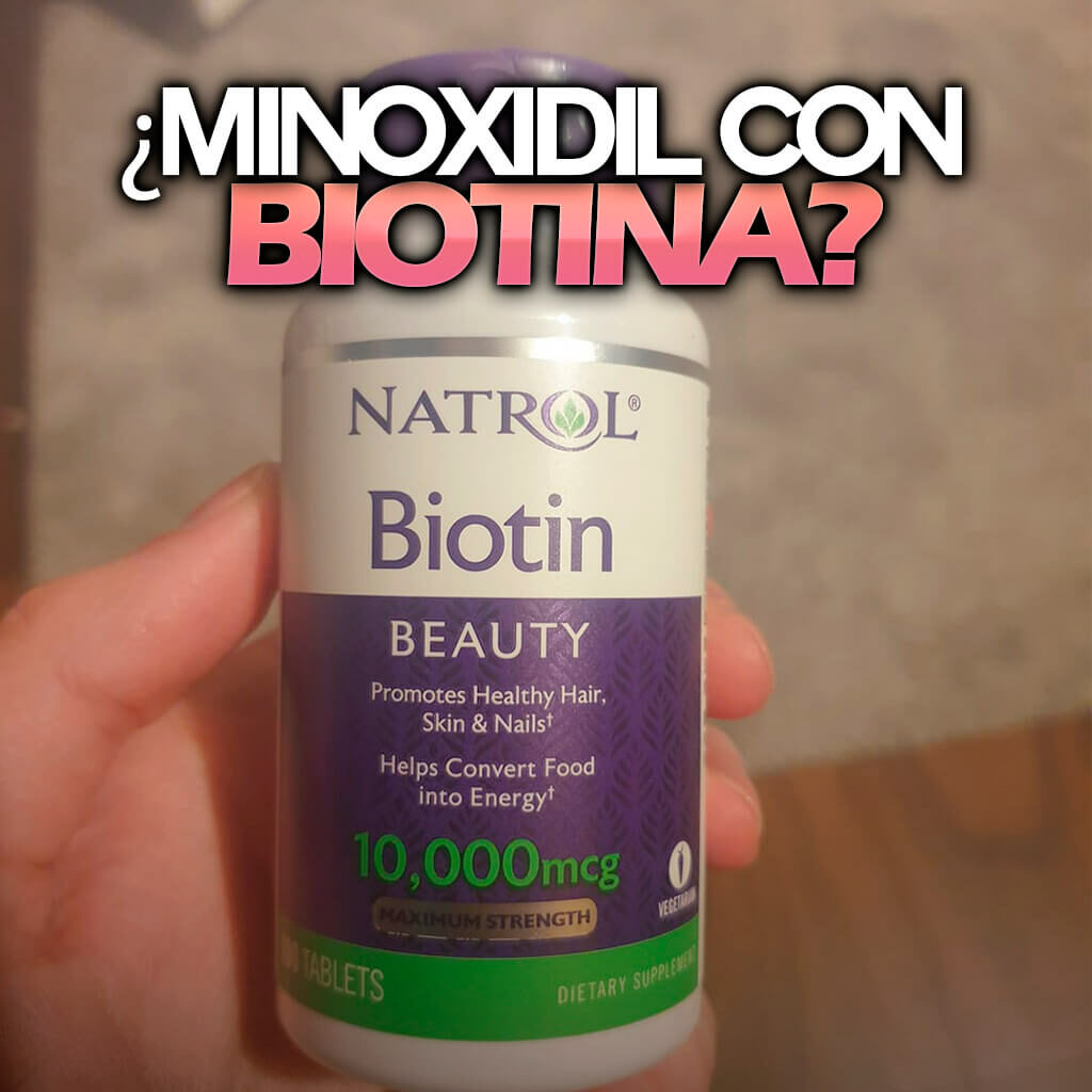 minoxidil con biotina