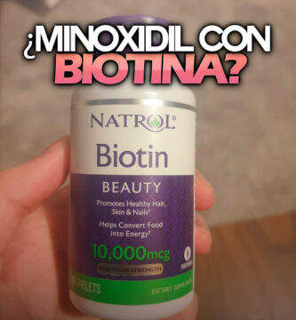 minoxidil con biotina