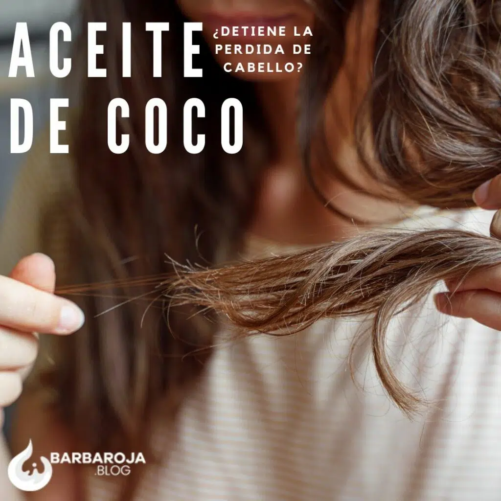 Aceite de coco para detener la caida de cabello